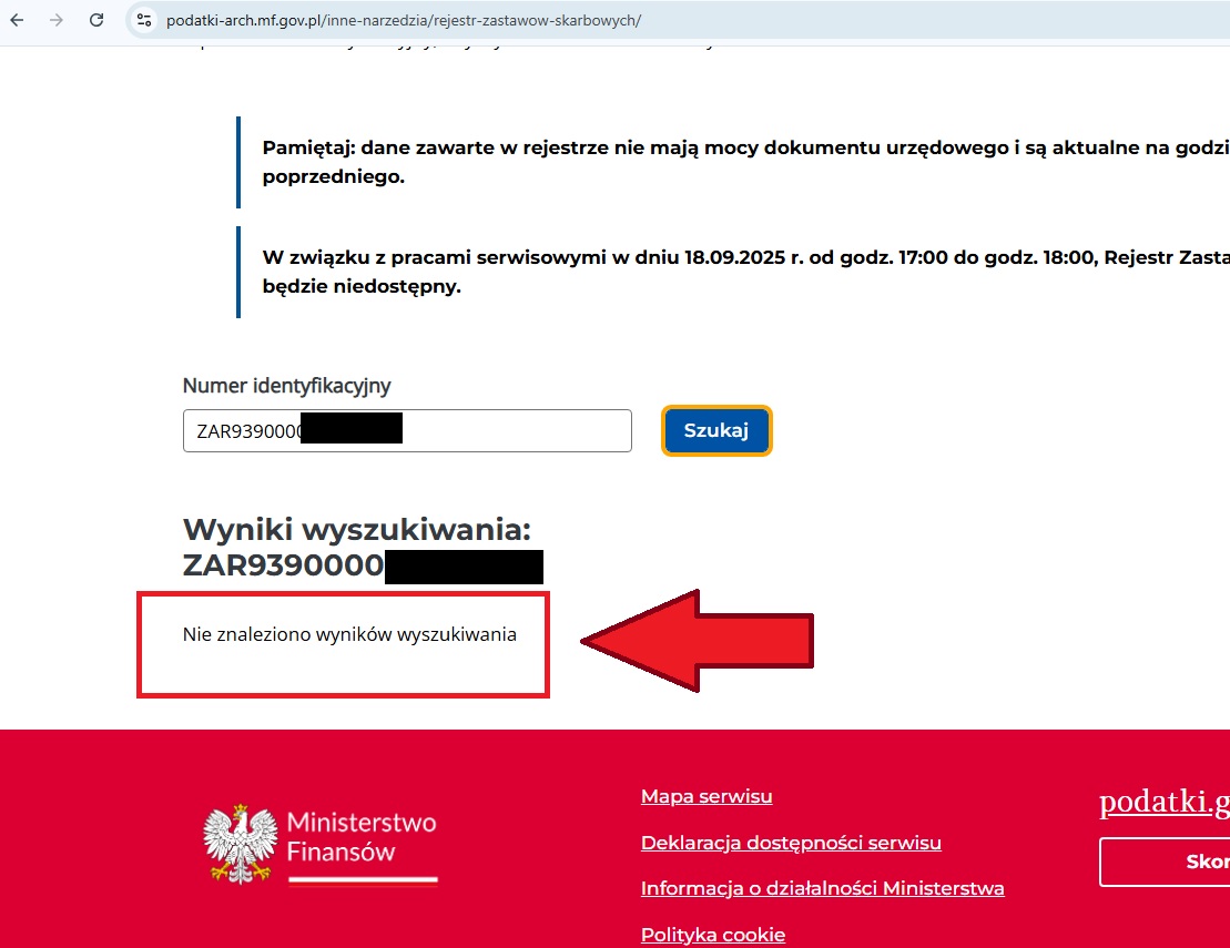 jak sprawdzić czy auto ma zastaw bankowy